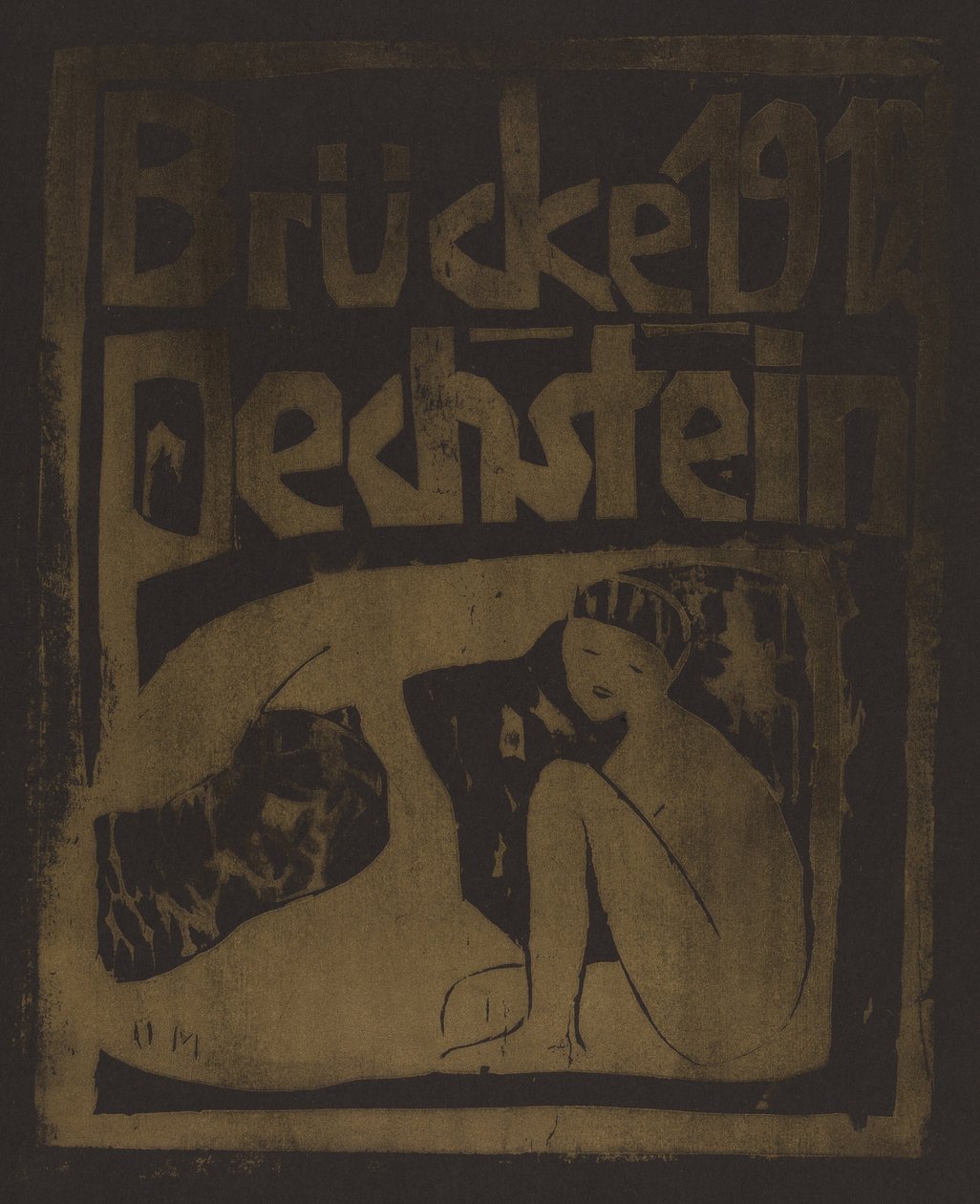 Silta 1912 Pechstein tekijältä Otto Müller
