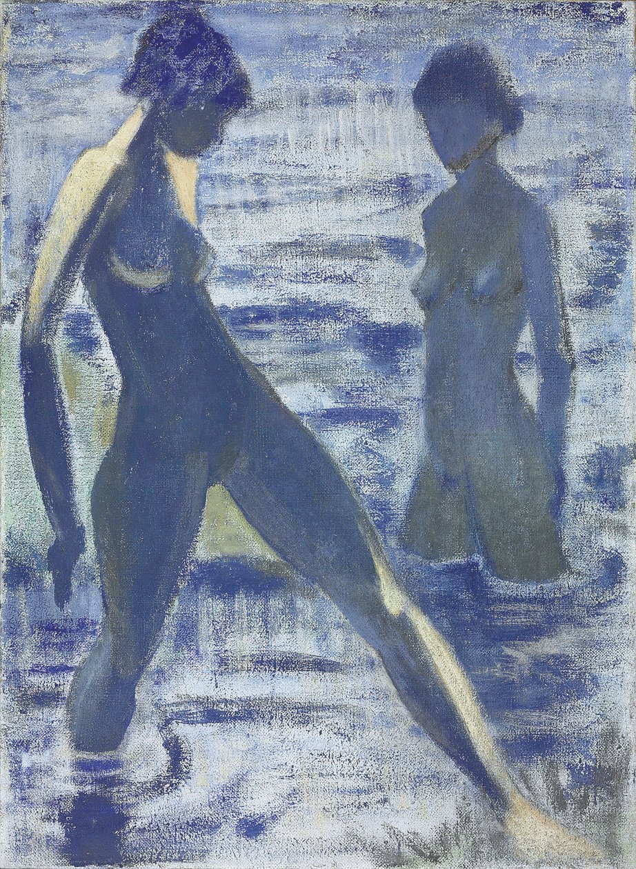Uimarit, n. 1927 tekijältä Otto Mueller