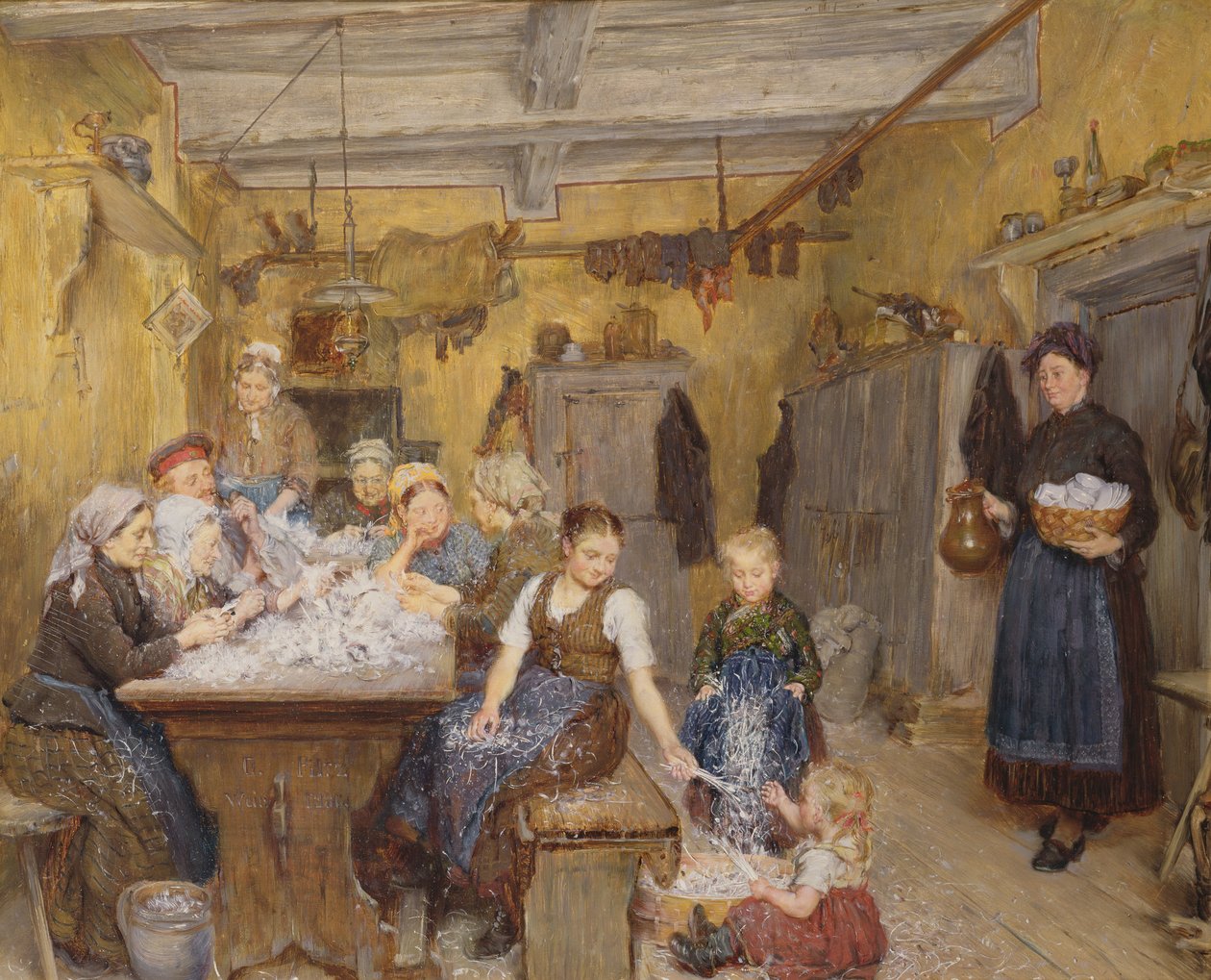 Quills and Down, 1884 tekijältä Otto Piltz