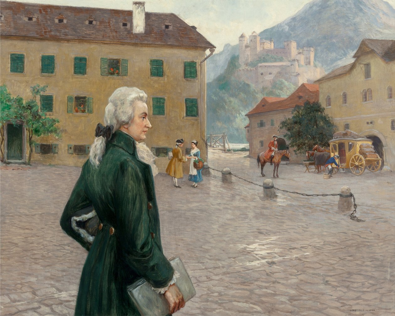 Nuori Mozart Salzburgissa. tekijältä Otto Robert Nowak