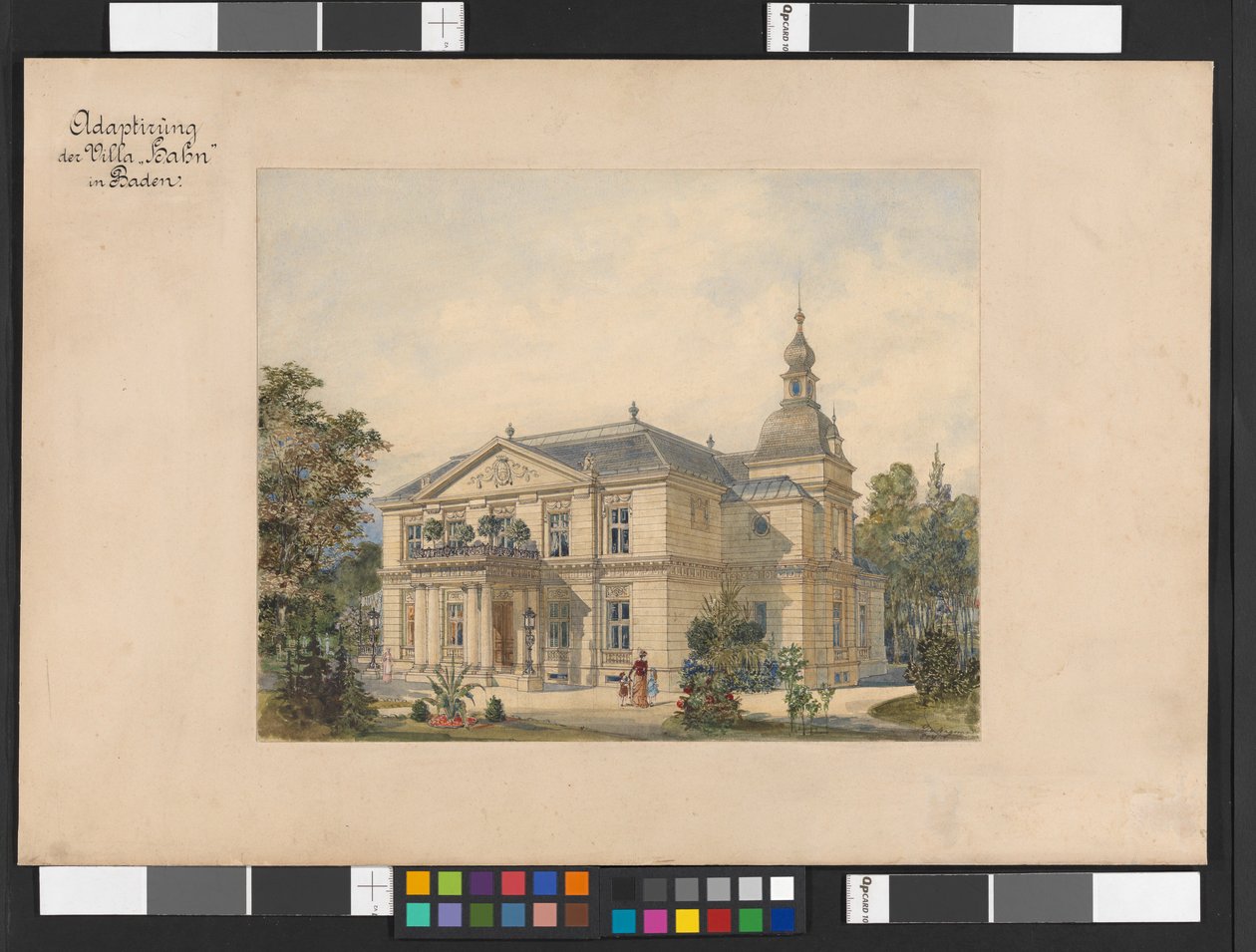 Hahn-huvilan muutostyö Badenissa tekijältä Otto Wagner