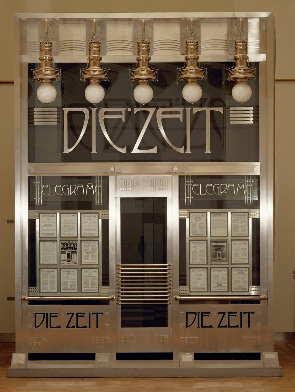 Depeschenbuero Die Zeit ... tekijältä Otto Wagner