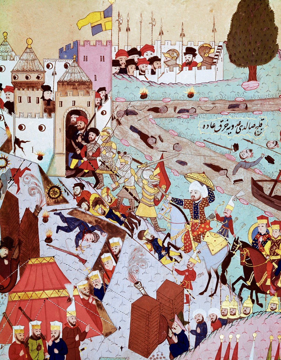 Soliman I Suuren armeija valtaa Belgradin tekijältä Ottoman School