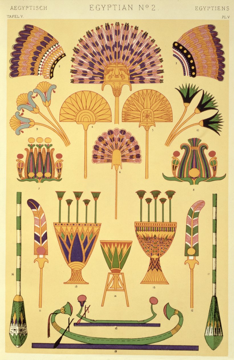 Egyptiläinen ornamentti Ch II:sta, 
