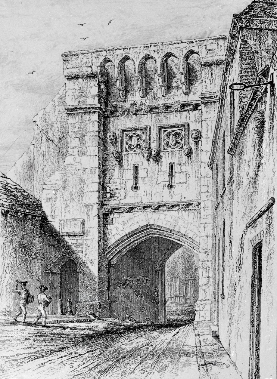 West Gate Winchester, noin 1830 tekijältä Owen Brown Carter