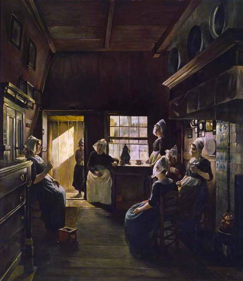 Keskustelu, 1888 tekijältä P. Weimar