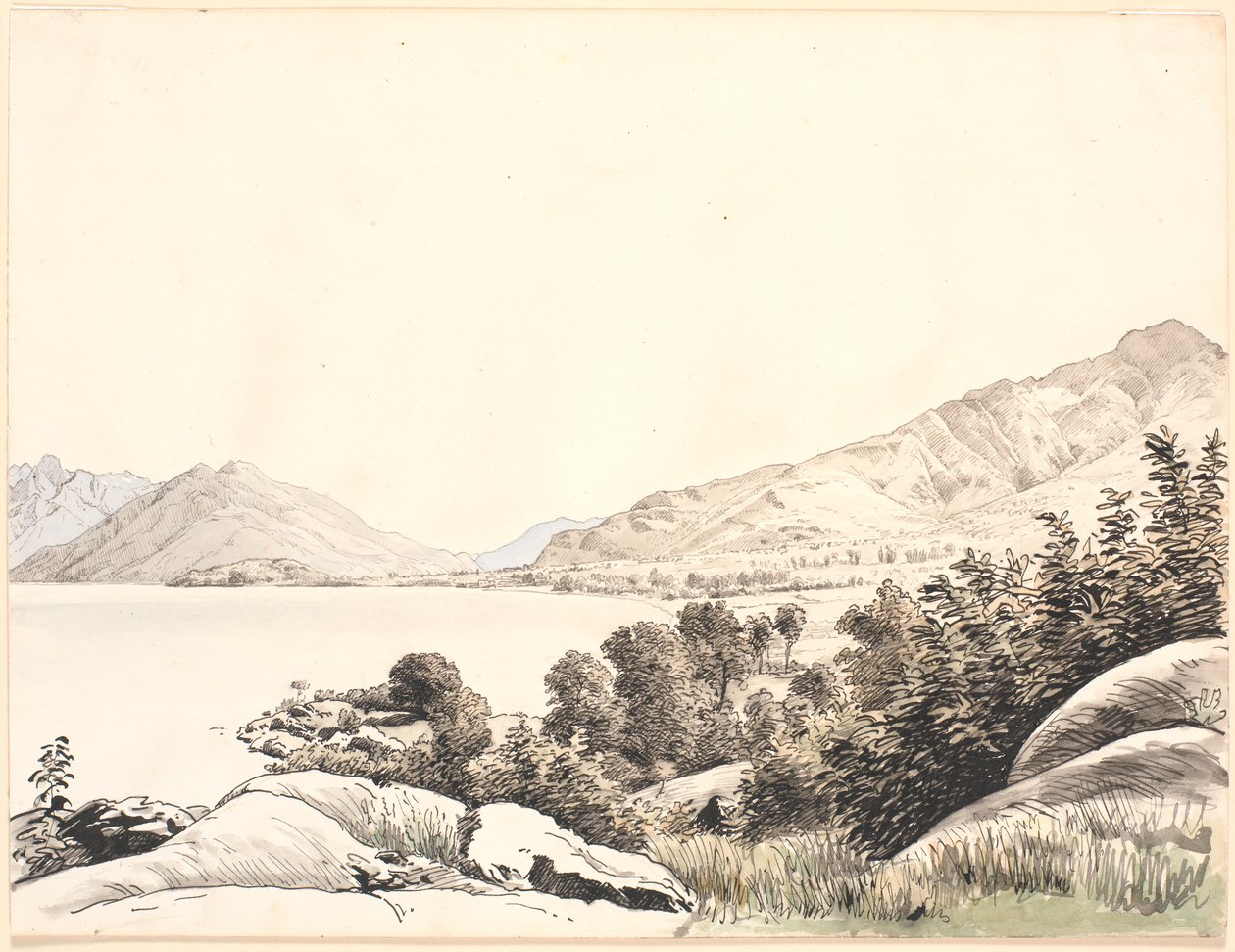 Erä Pohjois-Italian järvestä tekijältä P.C. Skovgaard