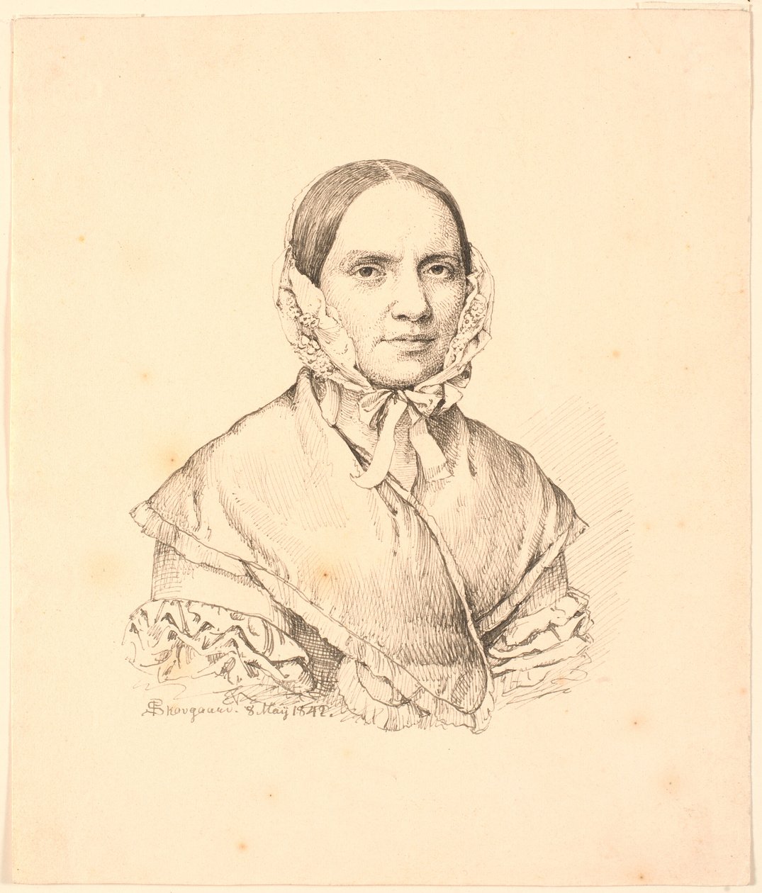 Hanne Westengaardin muotokuva. tekijältä P.C. Skovgaard