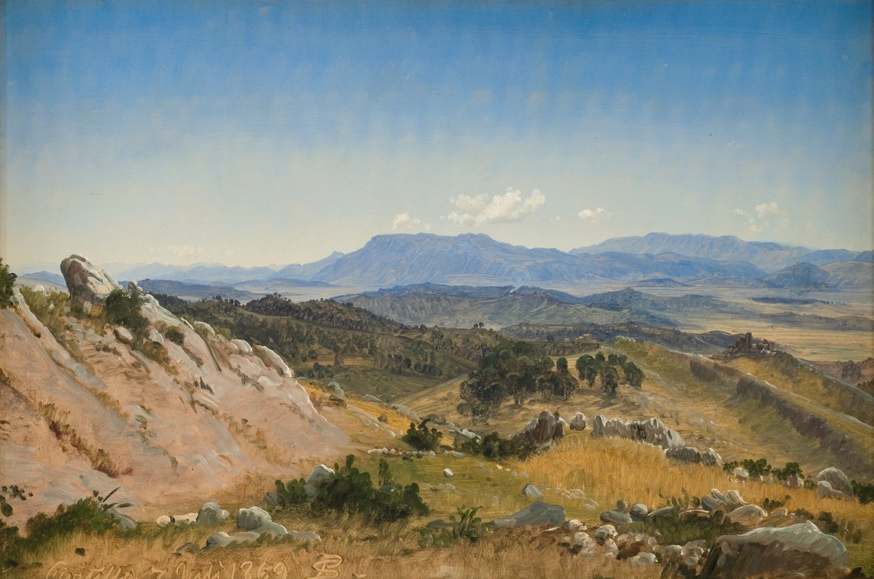 Rocky Hills lähellä Civitellaa tekijältä P.C. Skovgaard