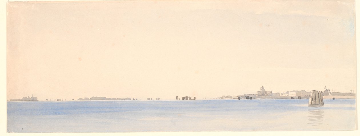 Venetsia laguunilta katsottuna tekijältä P.C. Skovgaard