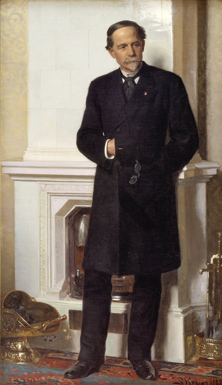 Arkkitehti F. Meldahlin muotokuva tekijältä Peder Severin Krøyer