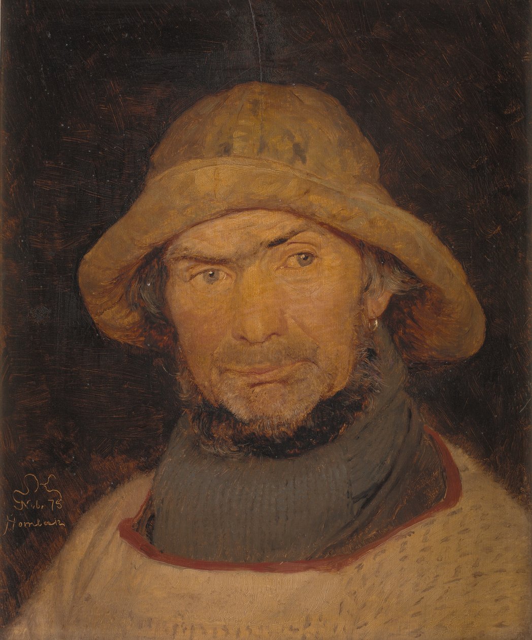 Muotokuva Hornbækin kalastajasta tekijältä Peder Severin Krøyer