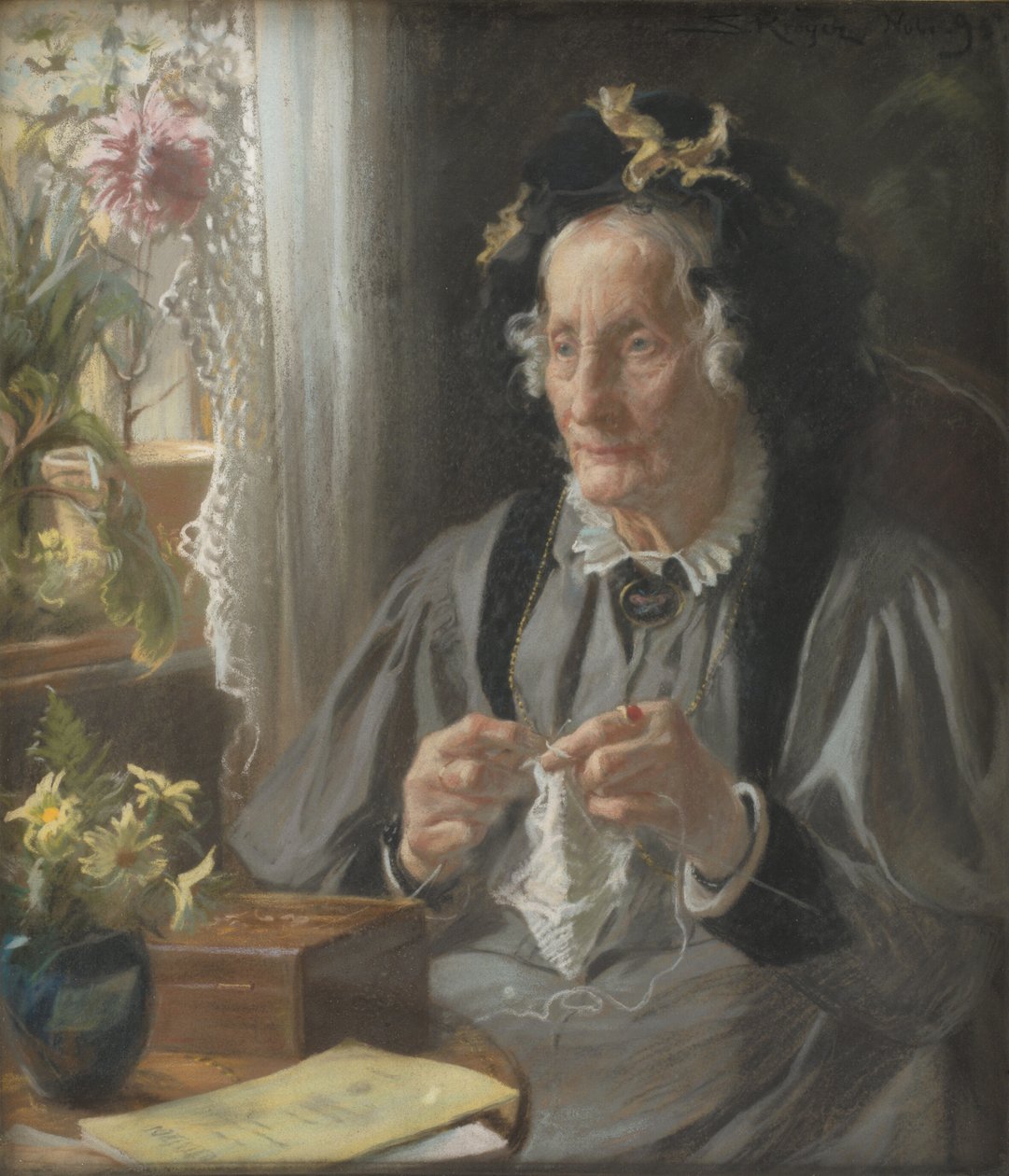Muotokuva konferenssin neuvonantajasta S.A. Casse b. Engelbreth tekijältä Peder Severin Krøyer