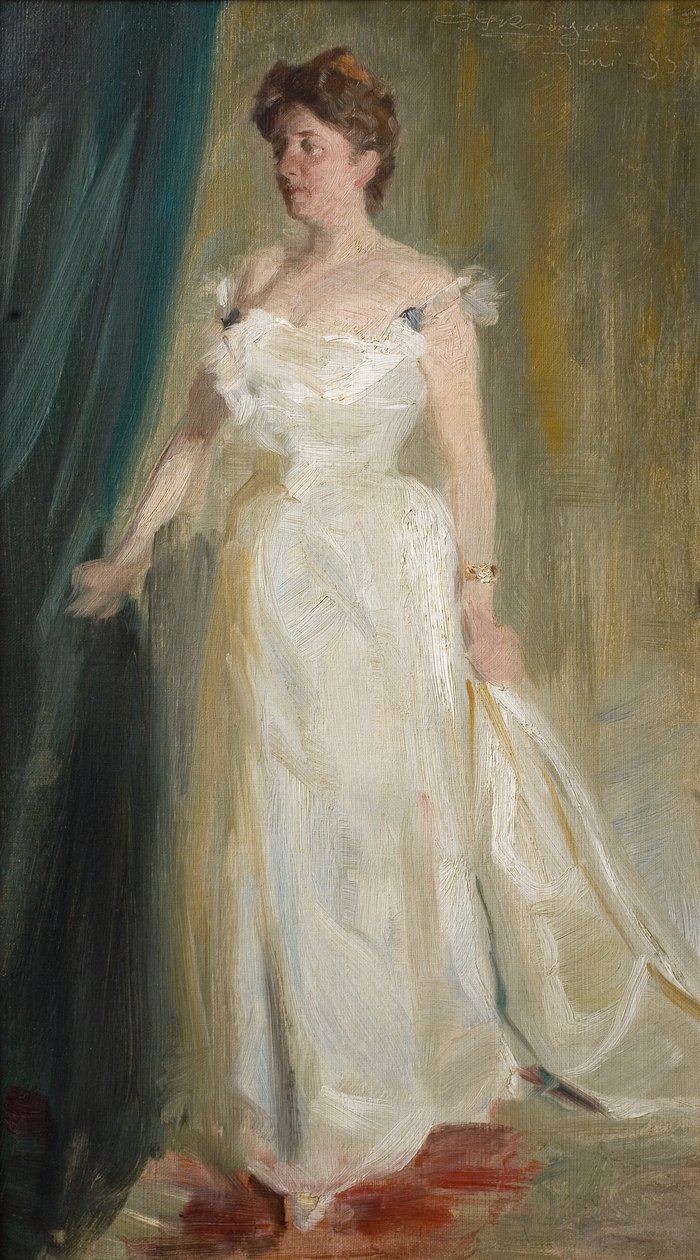 Kreivitär Lillie Suzanne Raben-Levetzaun muotokuva tekijältä Peder Severin Krøyer