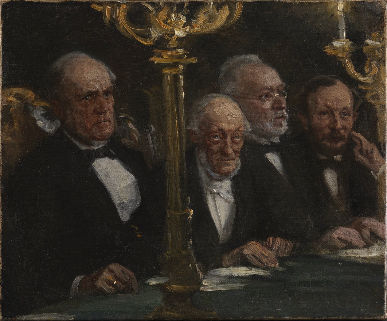 Muotokuva ryhmä tekijältä Peder Severin Krøyer