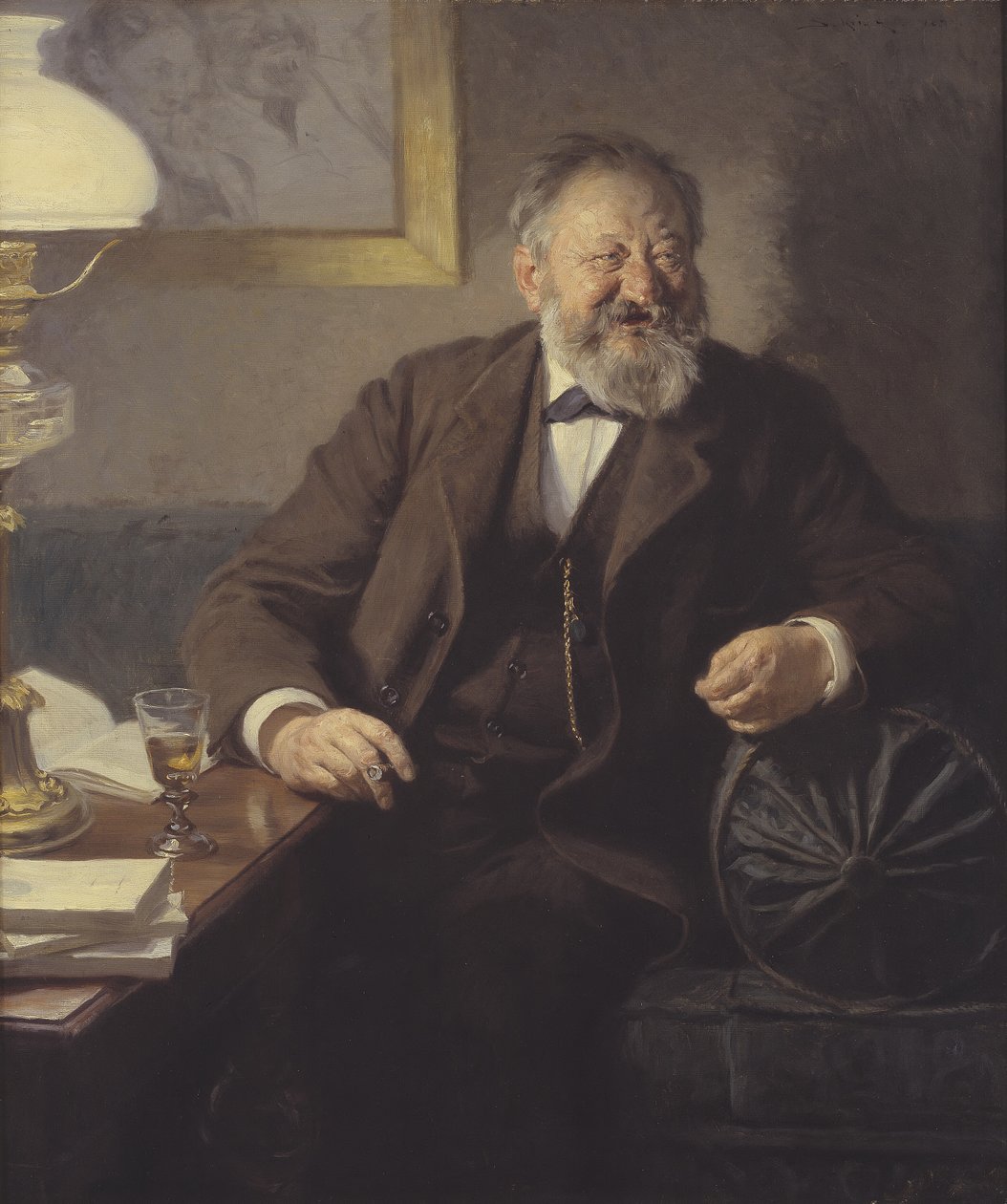 Kirjailija Sophus Schandorph tekijältä Peder Severin Krøyer