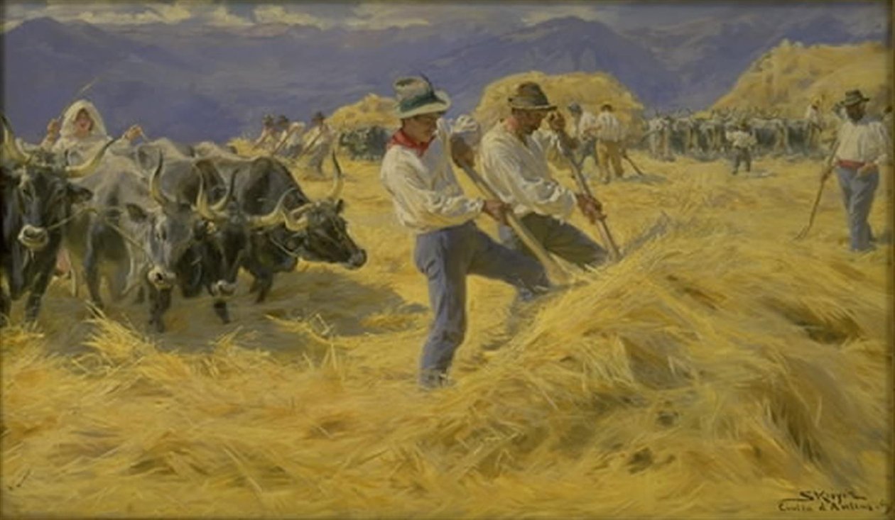 Puinti Abruzzissa. Antinon kaupunki tekijältä Peder Severin Krøyer