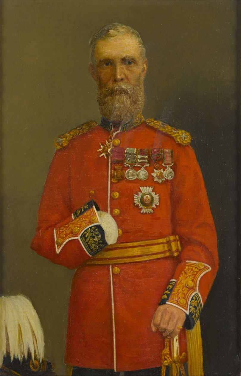 Kenraali Sir Mark Walker (öljy kankaalle) tekijältä P. A. Wilkins