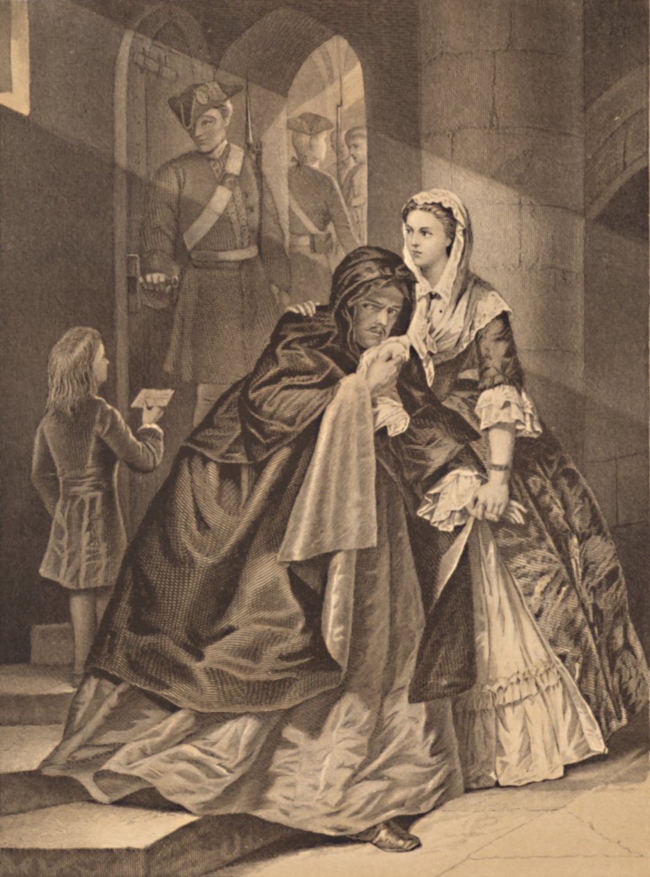 "Lordi Nithsdalen pako tornista, 1716", 1886 tekijältä P Fraenkel
