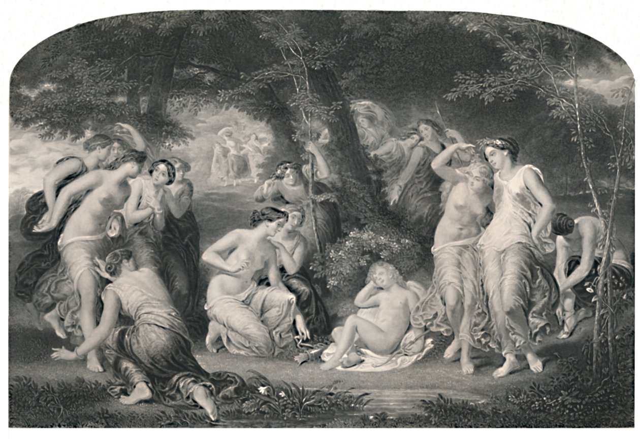 Cupid Sonnetin riisuminen Cliv., c1870 tekijältä P. Lightfoot