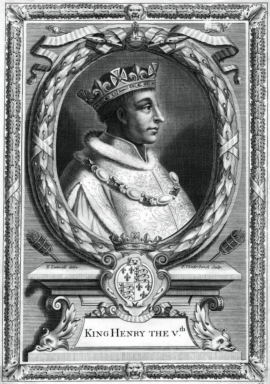 Henrik V, Englannin kuningas. tekijältä P. Vanderbanck