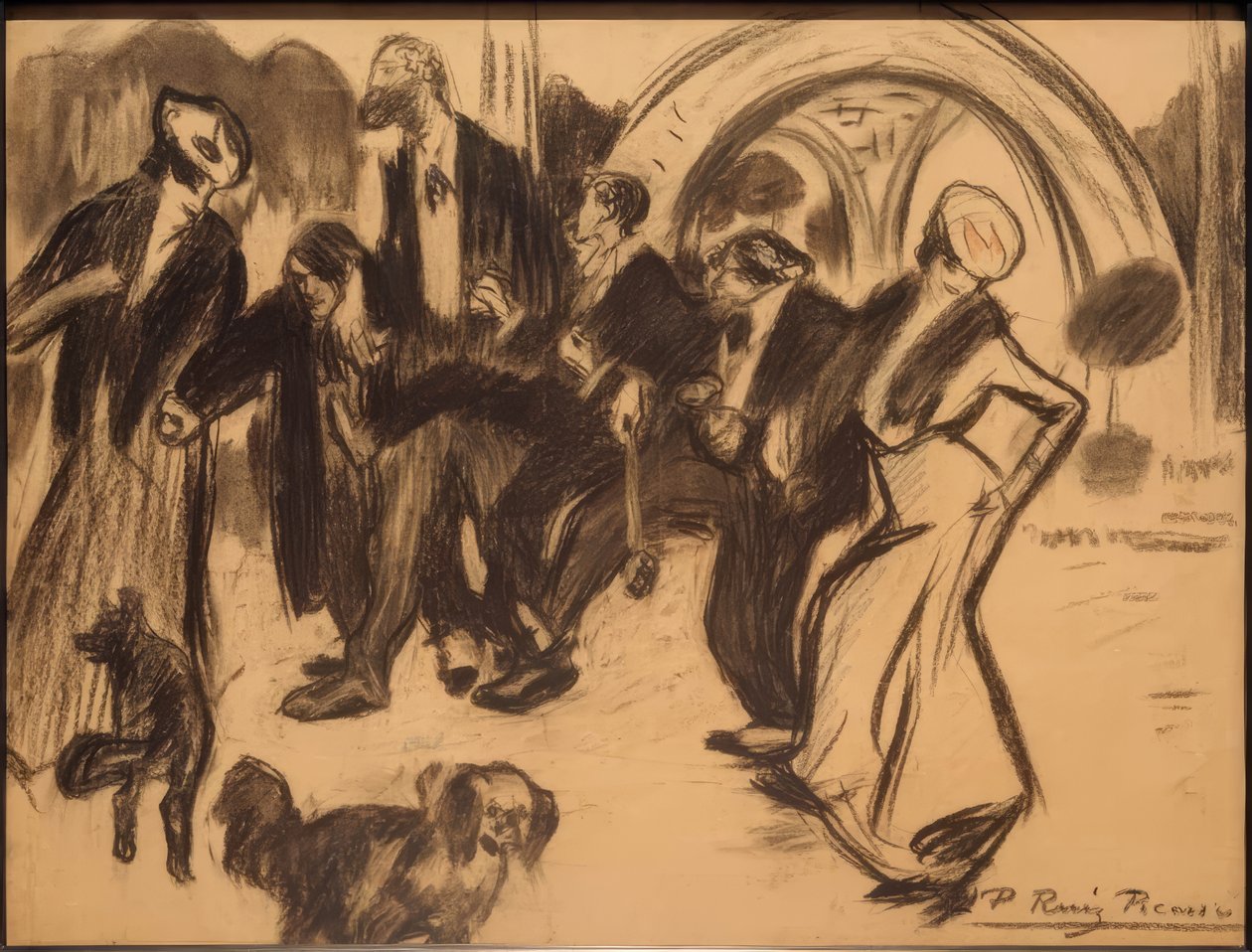 Poistuminen maailmannäyttelystä tekijältä Pablo Picasso