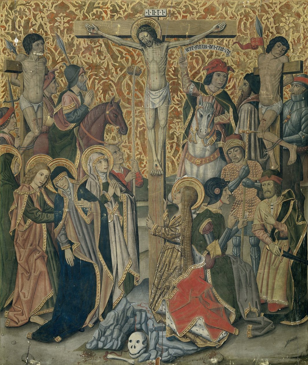 Golgata tekijältä Pablo Vergós (attributed to workshop of)