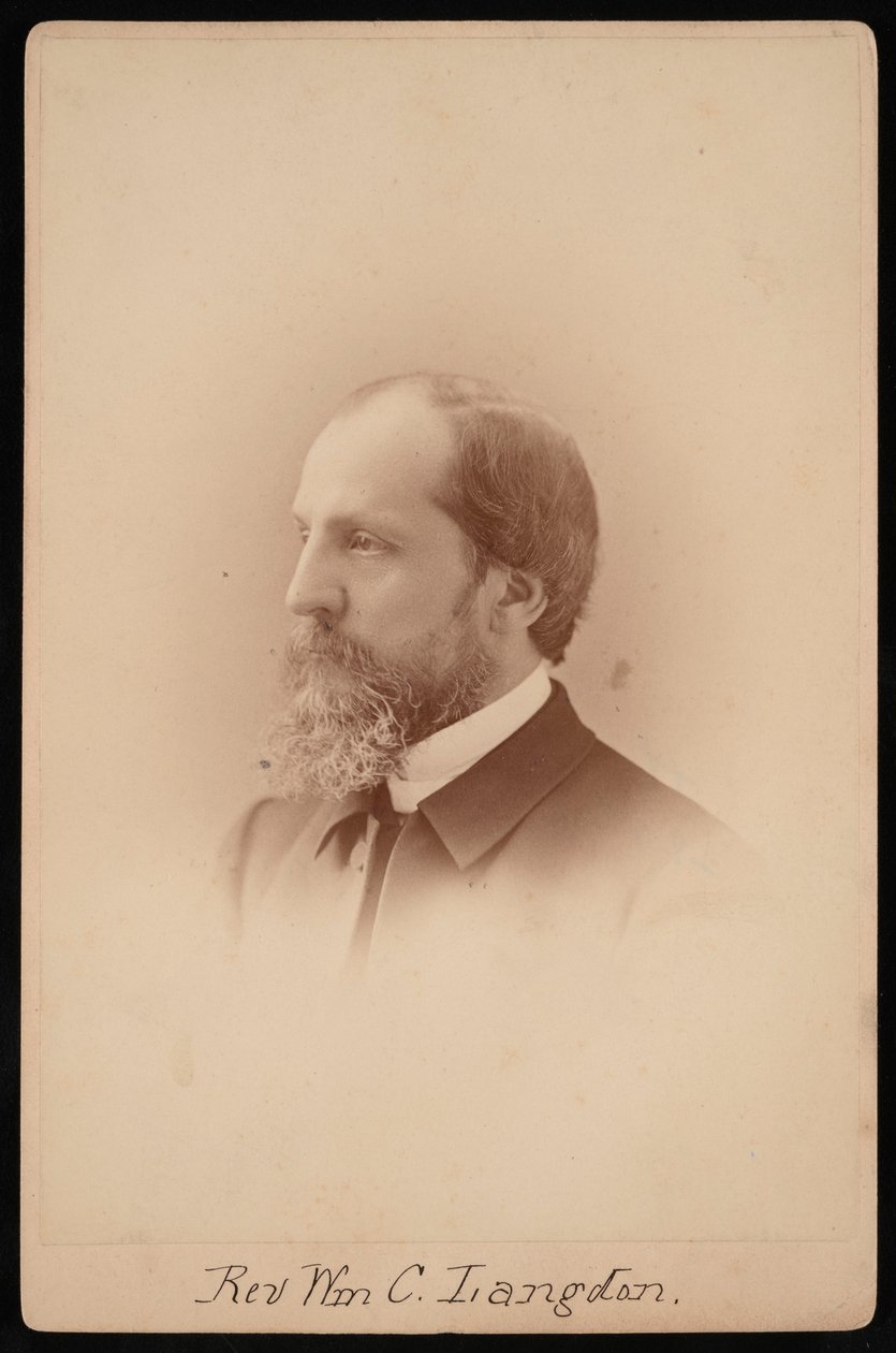 Pastori William Chauncy Langdonin muotokuva 1831-1895, noin 1881. tekijältä Pach Bros
