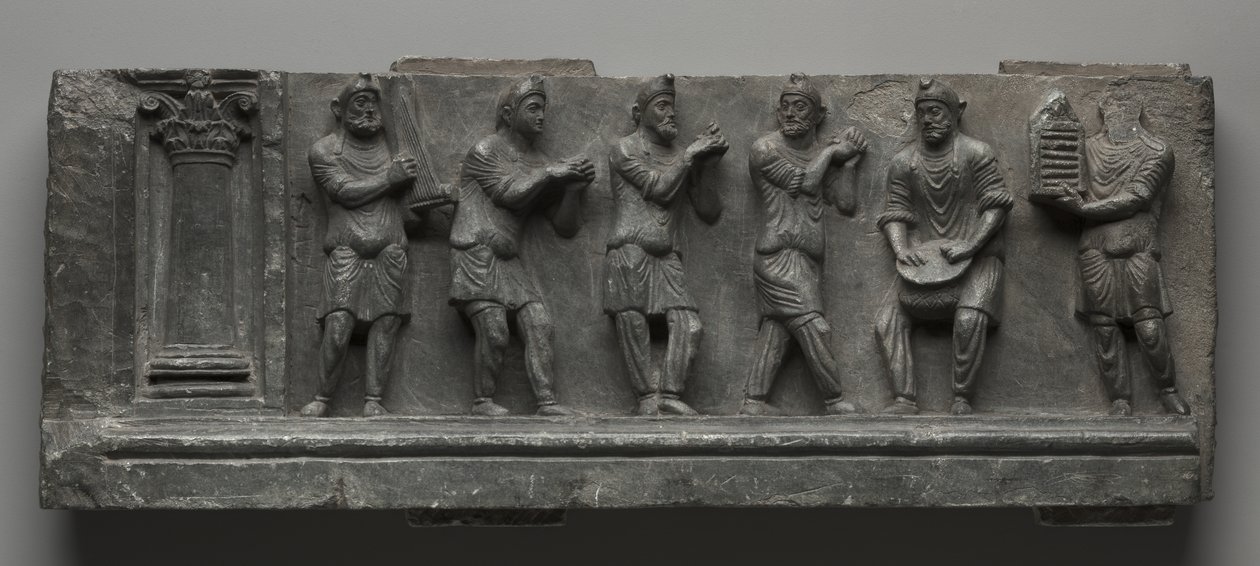 Bachlanian hätäapu, Pakistan, Gandhara, Buner Area, Varhainen Kushan-kausi (Ad 1-320) (liuske) tekijältä Pakistani School