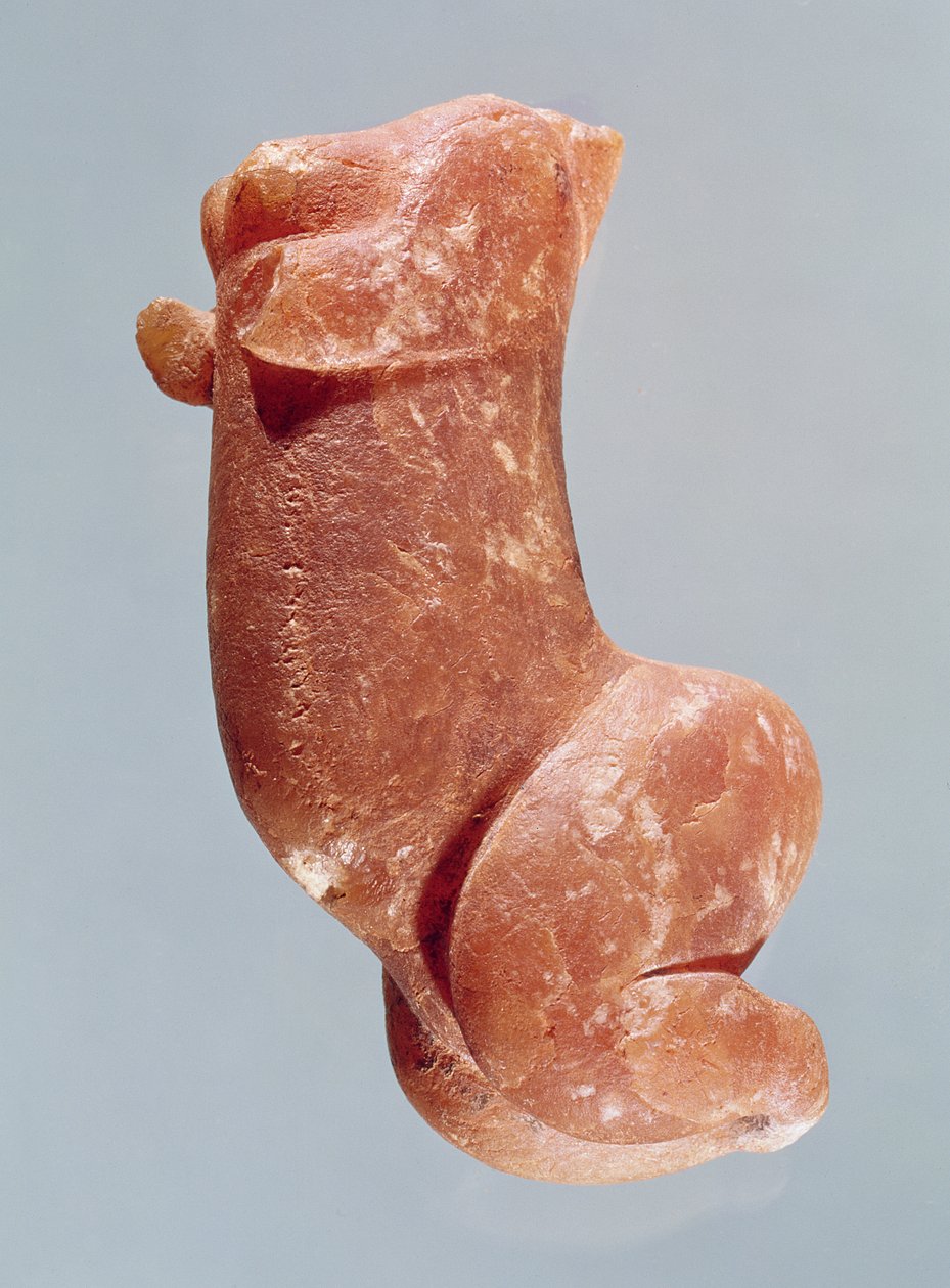 Nuoren tytön veisto, joka tunnetaan nimellä Sireuilin Venus, 35000-8000 eaa. tekijältä Paleolithic