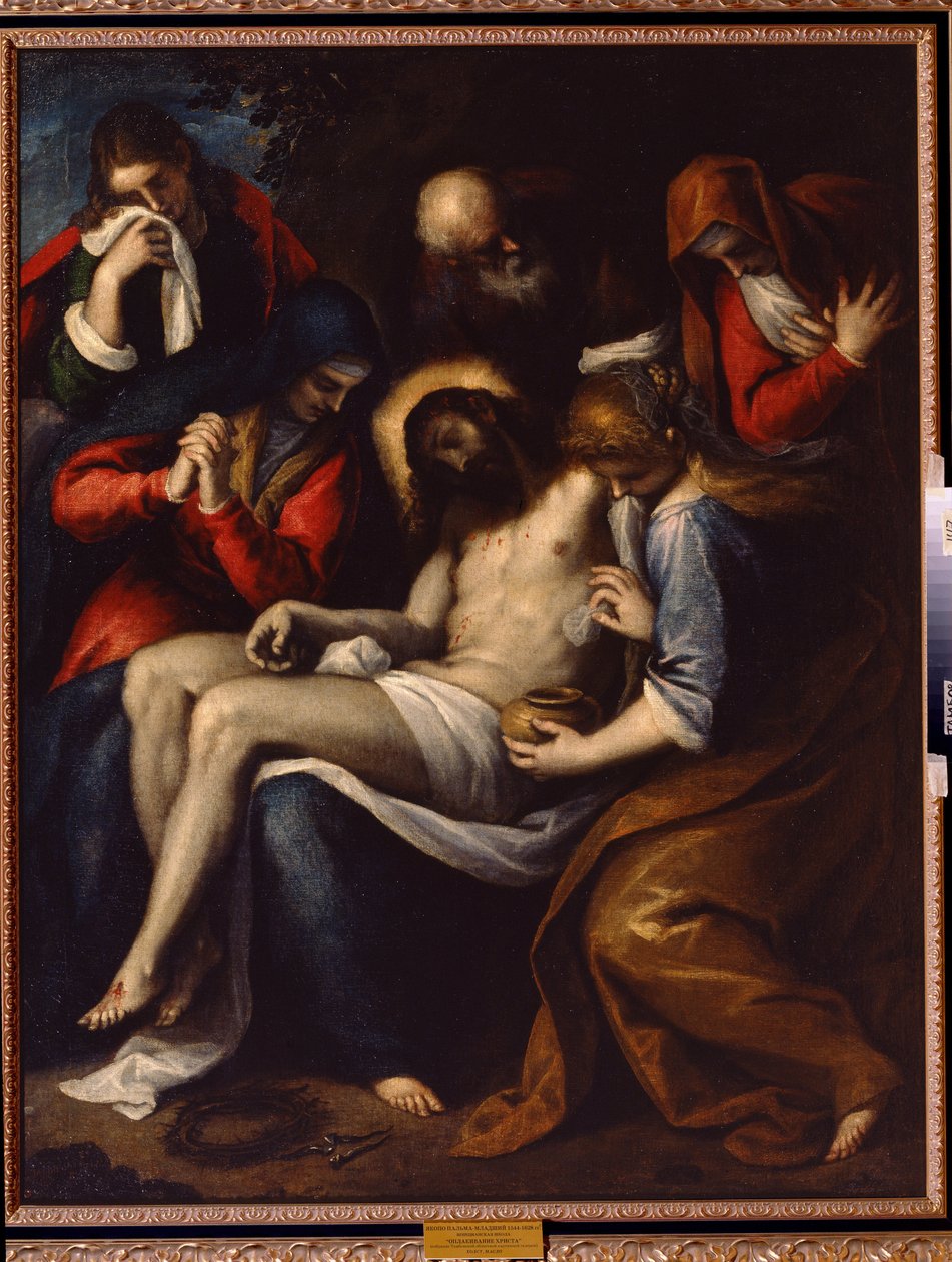 Sääli. Antonio Negretti dit Palma le Jeune (Palma nuorempi) maalaus Jacoposta tekijältä Palma Il  Giovane