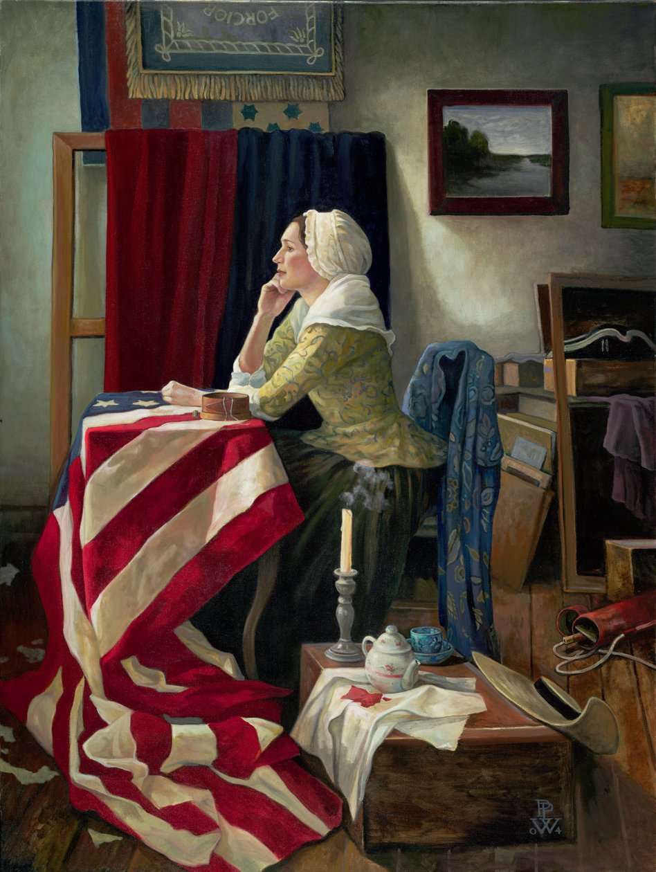 Lipputekijä, 2000 (pastelli) tekijältä Pamela Patrick White