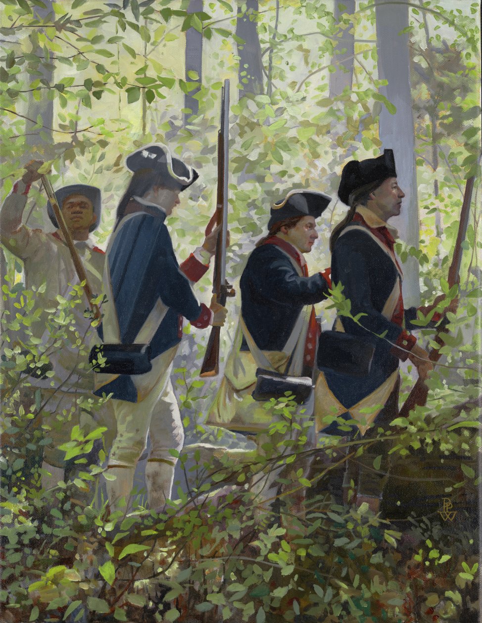 Metsäpalo, 2009 (öljy kankaalle) tekijältä Pamela Patrick White