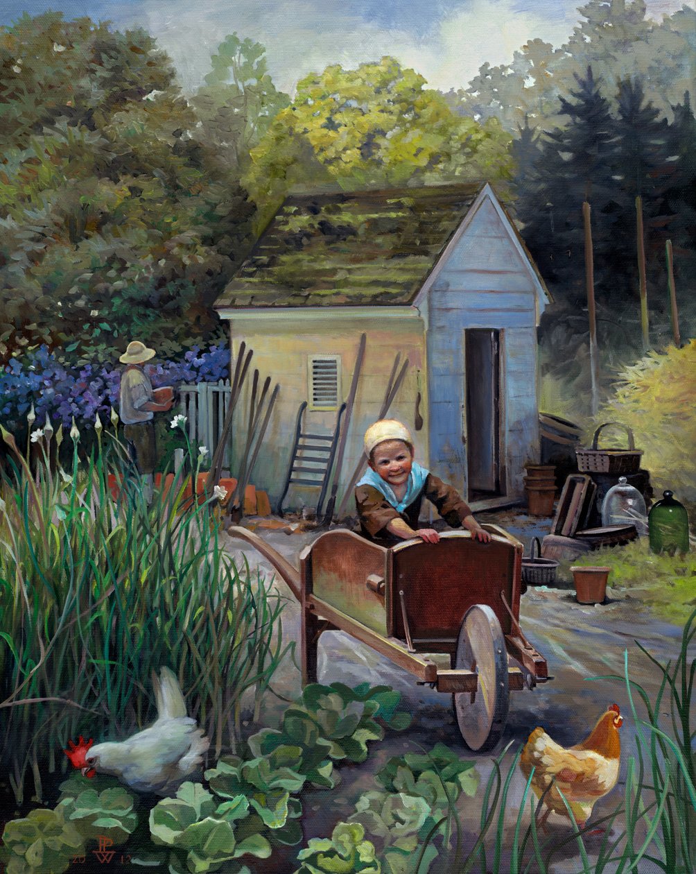 Liberty, 2011 (öljy kankaalle) tekijältä Pamela Patrick White