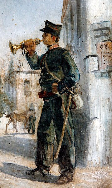 Armeijan univormut, kokoelma 5 (öljy aluksella) (katso myös 349159-60 & 349162-63) tekijältä Panos Aravantinos