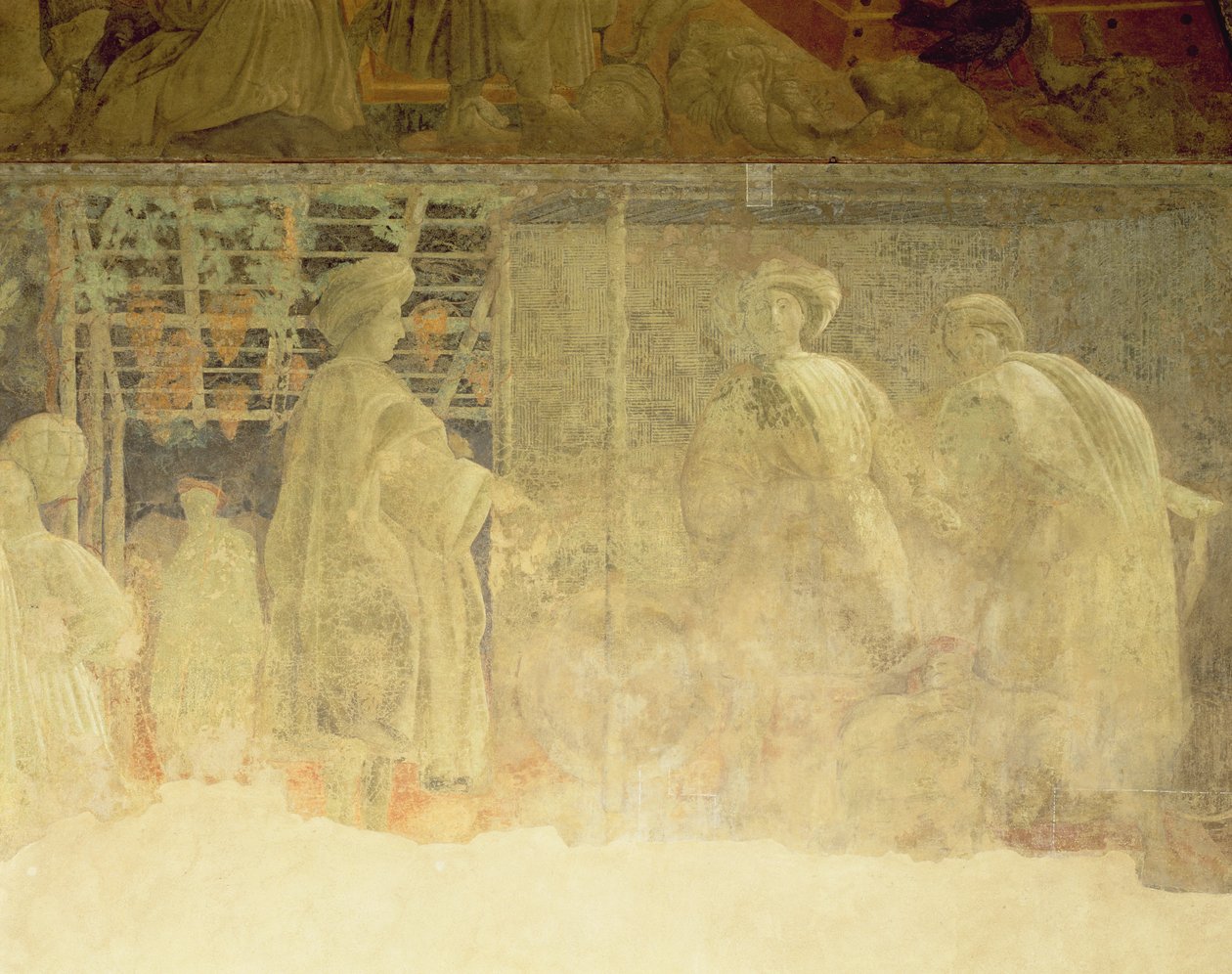 Nooan juoppo, n. 1446 (vaurioitunut fresko) tekijältä Paolo Uccello