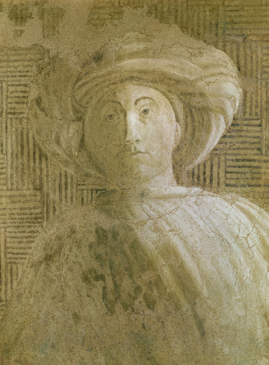 Nooan uhri ja euforia (Semin pään yksityiskohta), 1446-8 (fresko siirretty kankaalle) tekijältä Paolo Uccello