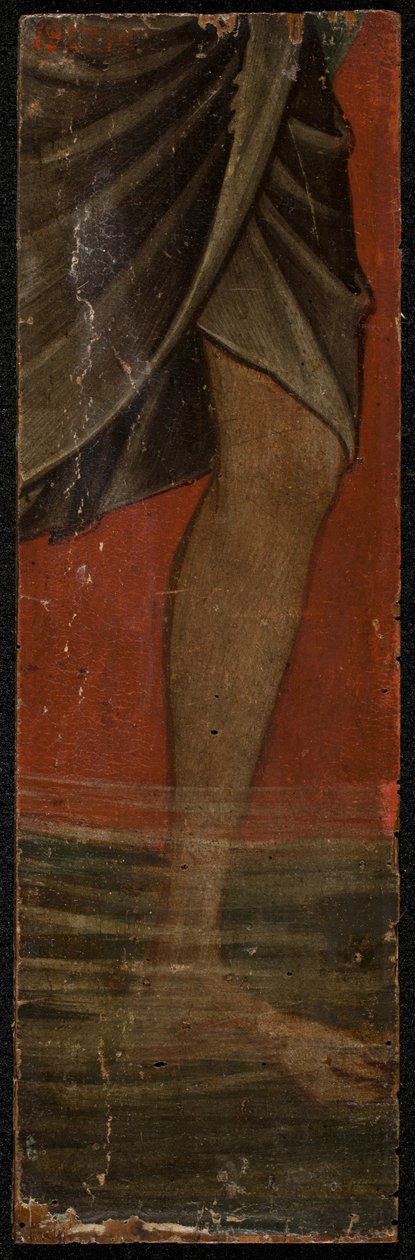 Saint George (paneelin kääntöpuoli), 1300-luvun puoliväli (tempera paneelissa) (katso myös 5242334-37) tekijältä Paolo Veneziano