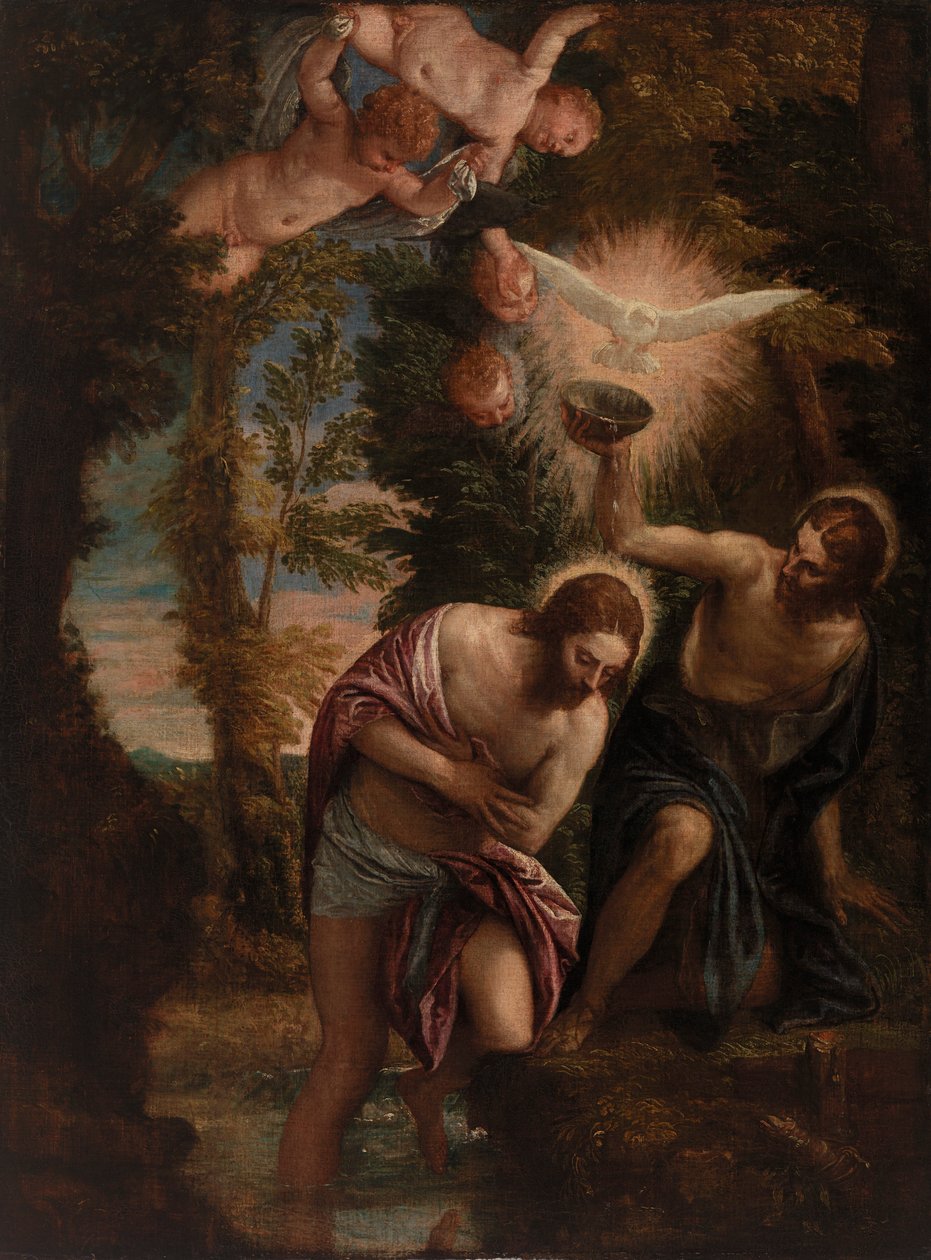 Kristuksen kaste tekijältä Paolo Veronese