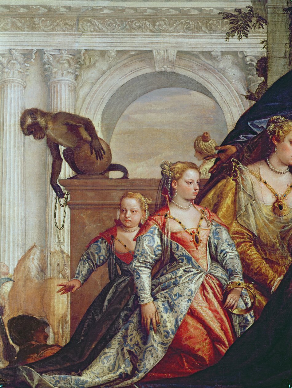 Dareioksen perhe ennen Aleksanteri Suurta (356-323 eKr.) (yksityiskohta vuodelta 2915) tekijältä Paolo Veronese