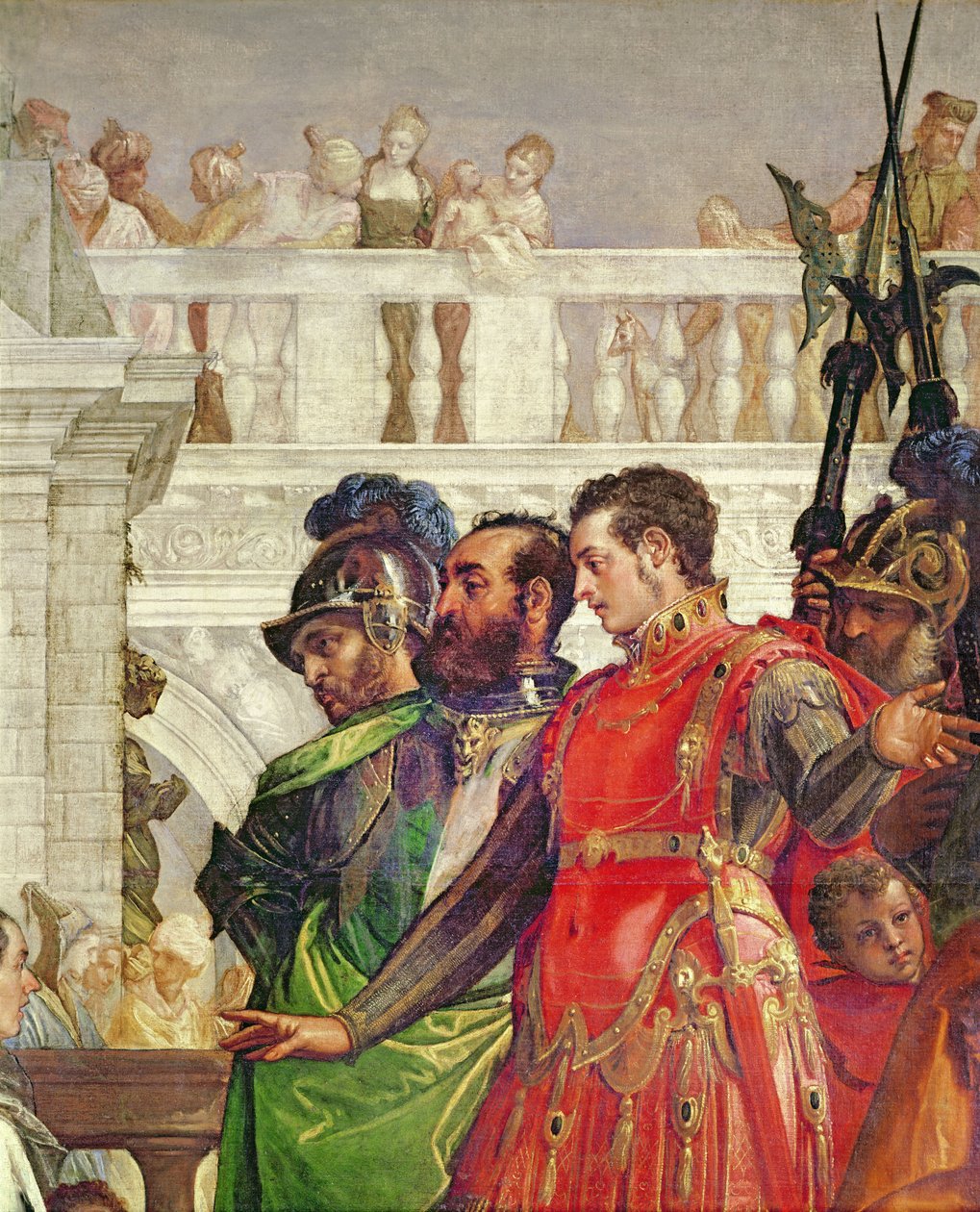 Dareioksen perhe ennen Aleksanteri Suurta (356-323 eKr.) (yksityiskohta vuodelta 2915) tekijältä Paolo Veronese