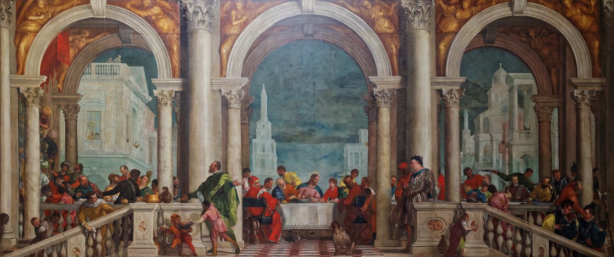 Juhla Levin talossa tekijältä Paolo Veronese