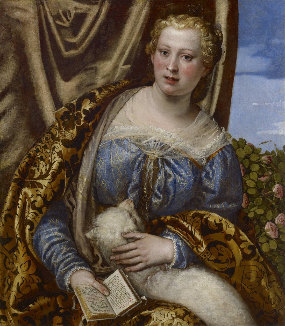 Portrait of a Lady as Saint Agnes tekijältä Paolo Veronese