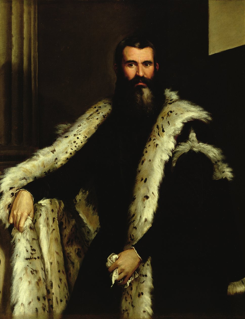 Muotokuva miehestä turkissa, n. 1566 tekijältä Paolo Veronese