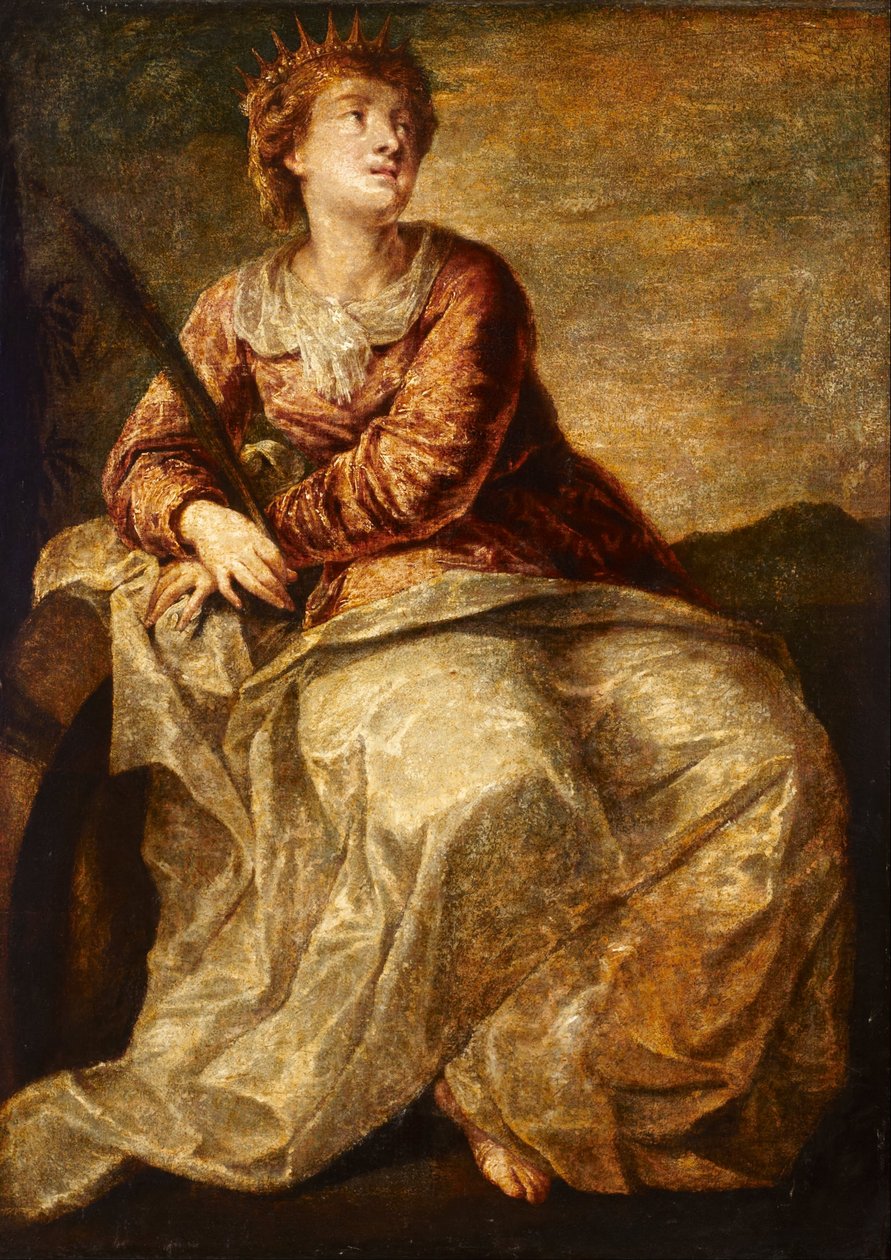 Pyhä Katariina tekijältä Paolo Veronese