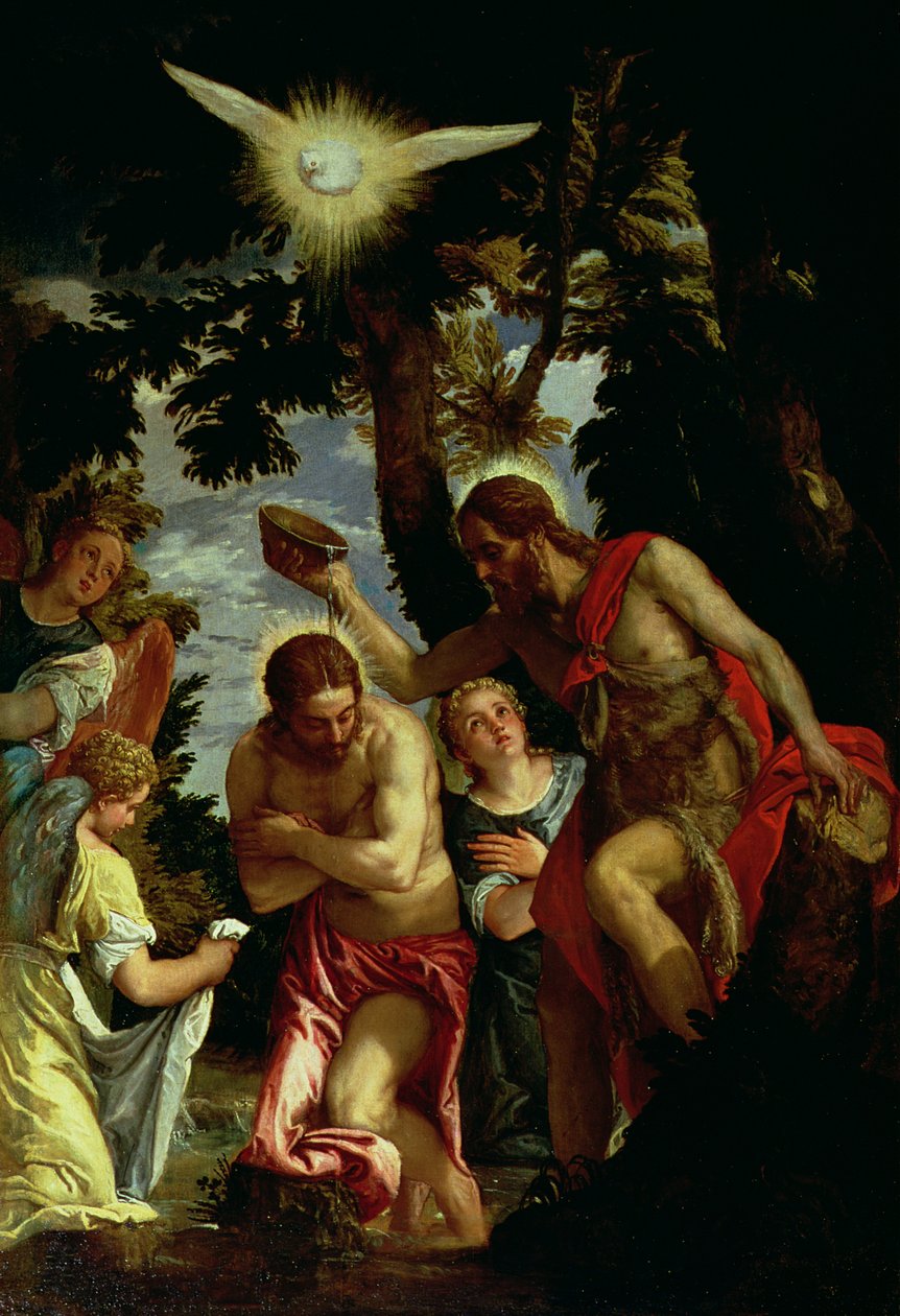 Kristuksen kaste tekijältä Paolo Veronese