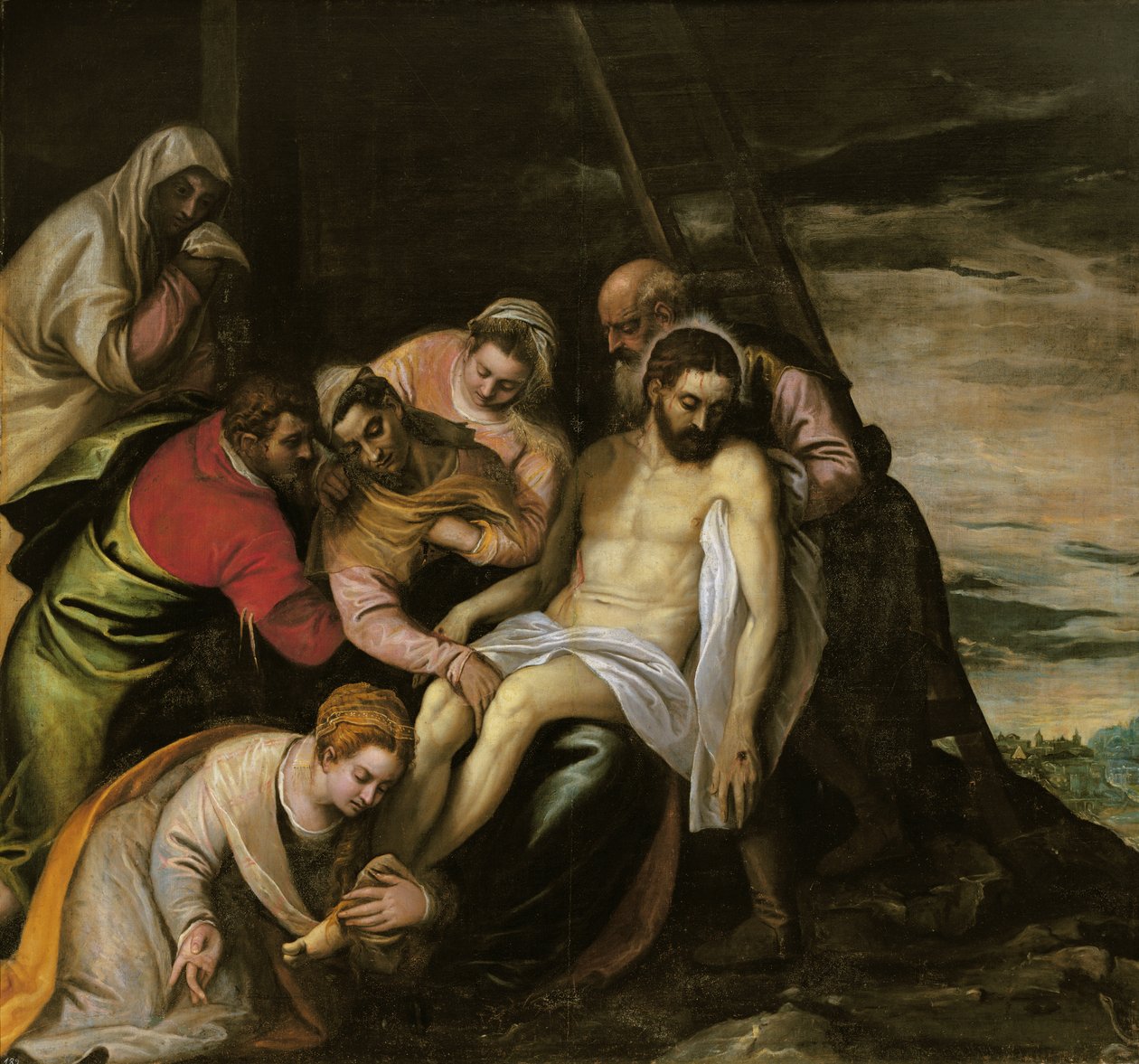 Laskeutuminen ristiltä tekijältä Paolo Veronese