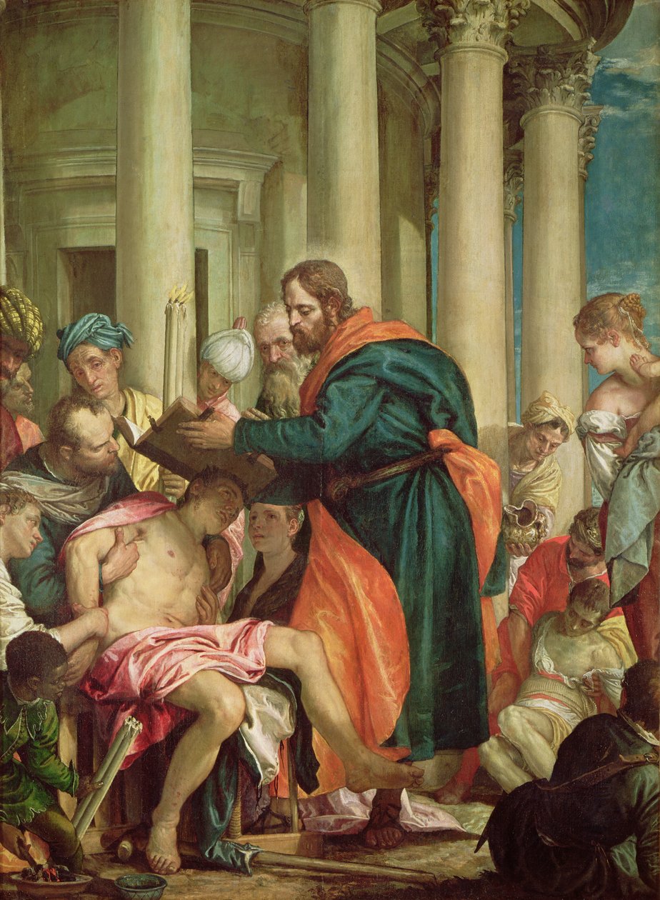 Pyhän Barnabaan ihme, n. 1566 tekijältä Paolo Veronese