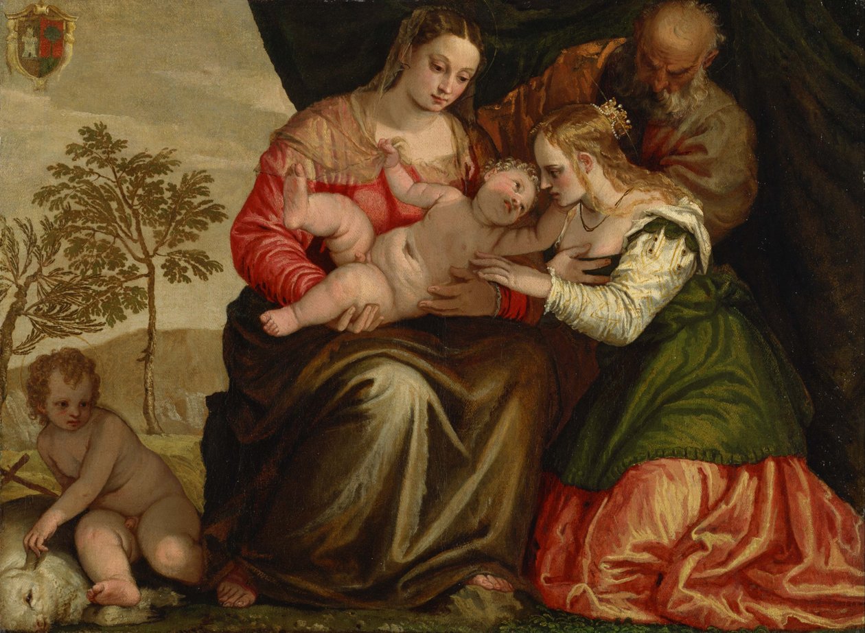 Pyhän Katariinan mystinen avioliitto tekijältä Paolo Veronese