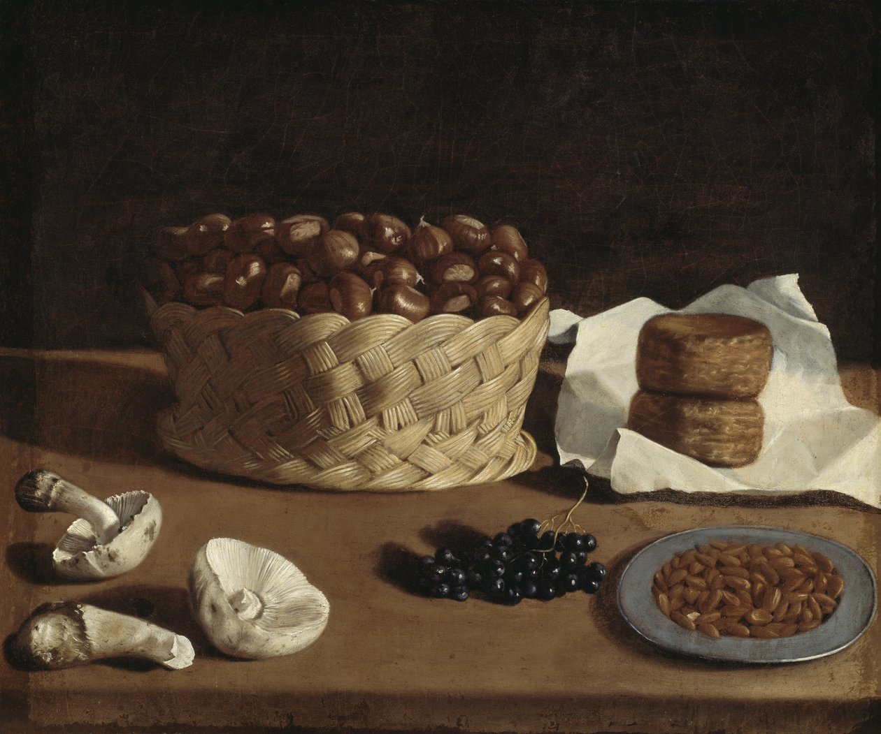 Keittiöasetelma, n. 1640 tekijältä Paolo Antonio Barbieri